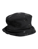 Dolce & Gabbana Black DG Monogram Polyester Jacquard Bucket Hat